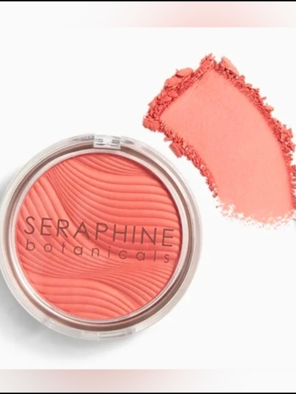 Seraphine Botanicals Tea + Rose - Streak Free Satin Blush In Fresh Apricot BNIB
